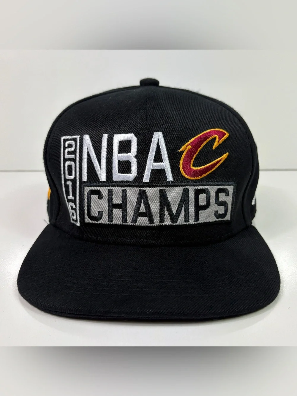 2016 Adidas NBA Champs Cleveland Cavaliers Cavs Black Snapback Hat Cap OSFA